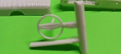 76 1976 Chevy Caprice 1/25 Bench Seat Dash Steering Wheel