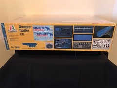 ITALERI 3845 DUMPER TRAILER MODEL KIT-NIB-1:24 SCALE