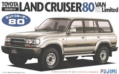 Fujimi 1/24 TOYOTA LAND CRUISER 80 VAN VX LX450 Plastic Model Kit