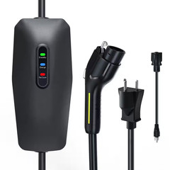 20Ft 110-240 Volt Level 1 2 Electric Vehicle Portable Charger 16Amp 3.5KW Home E