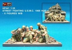 Hobby Fan 1/35 HF-541 USMC Street Fighting (1968 HUE Vietnam) – 6 Figures w/Base