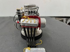 C12 Large Hemi Engine Plastic built model McM.