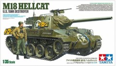 TAMIYA 1/35 Military Miniature No.376 U.S TANK DESTROYER M18 HELLCAT kit JAPAN81