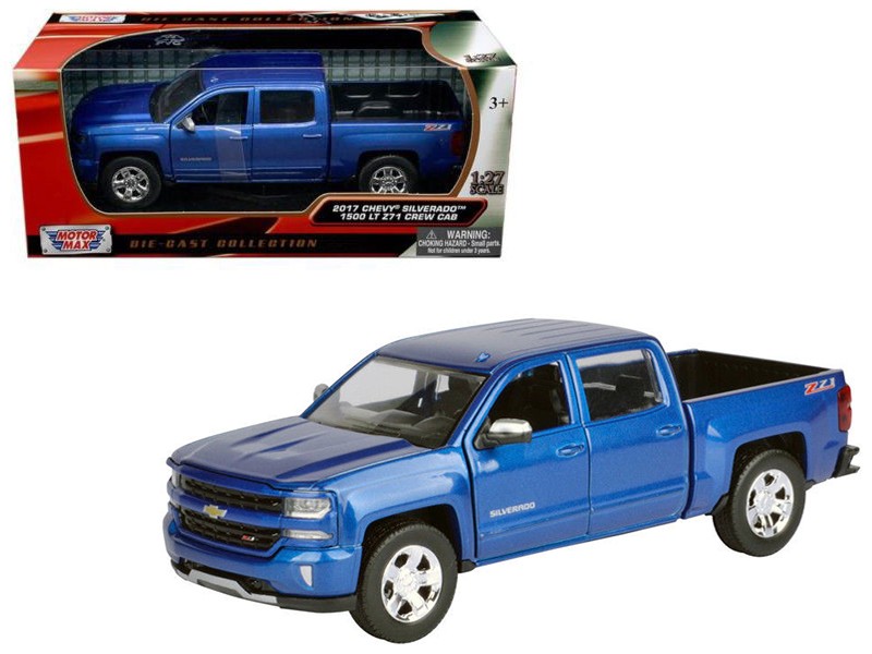 Motormax 79348BL 2017 Chevrolet Silverado 1500 LT Z71 Crew Cab Pickup