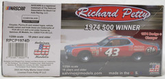 Salvinos JR Models “STP” Richard Petty 1974 Dodge Charger 1/25 Model Car Kit