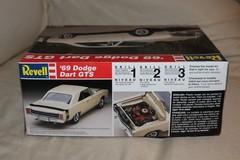 1995 Revell ’69 Dodge Dart GTS 1/25 Scale Plastic Model Kit #7603 NEW OPEN BOX