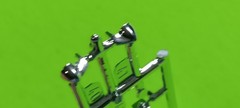 Mirrors 1970 Plymouth Road Runner 1/24 Pistol Grip Shifter Revell