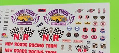 1976 Chevy Caprice 1/25 7×4 Inch Decal Sheet GAUGE FACES Emblems Sponsor Sticker
