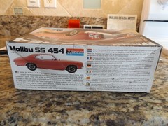VINTAGE MONOGRAM 1970 MALIBU SS 454 COMPLETE MODEL KIT 1/24, 1983 !!!