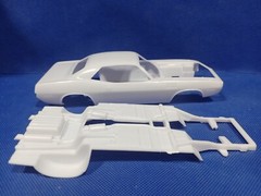 🌟 Body Shell & Frame 1971 Cuda 1:24 Scale 1000s Model Car Parts 4 Sale Revell