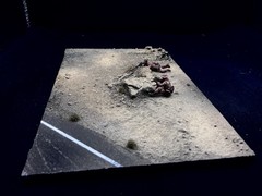 1/35 Scale Military Diorama Base Terrain Display Model Soldiers Figures Diecast