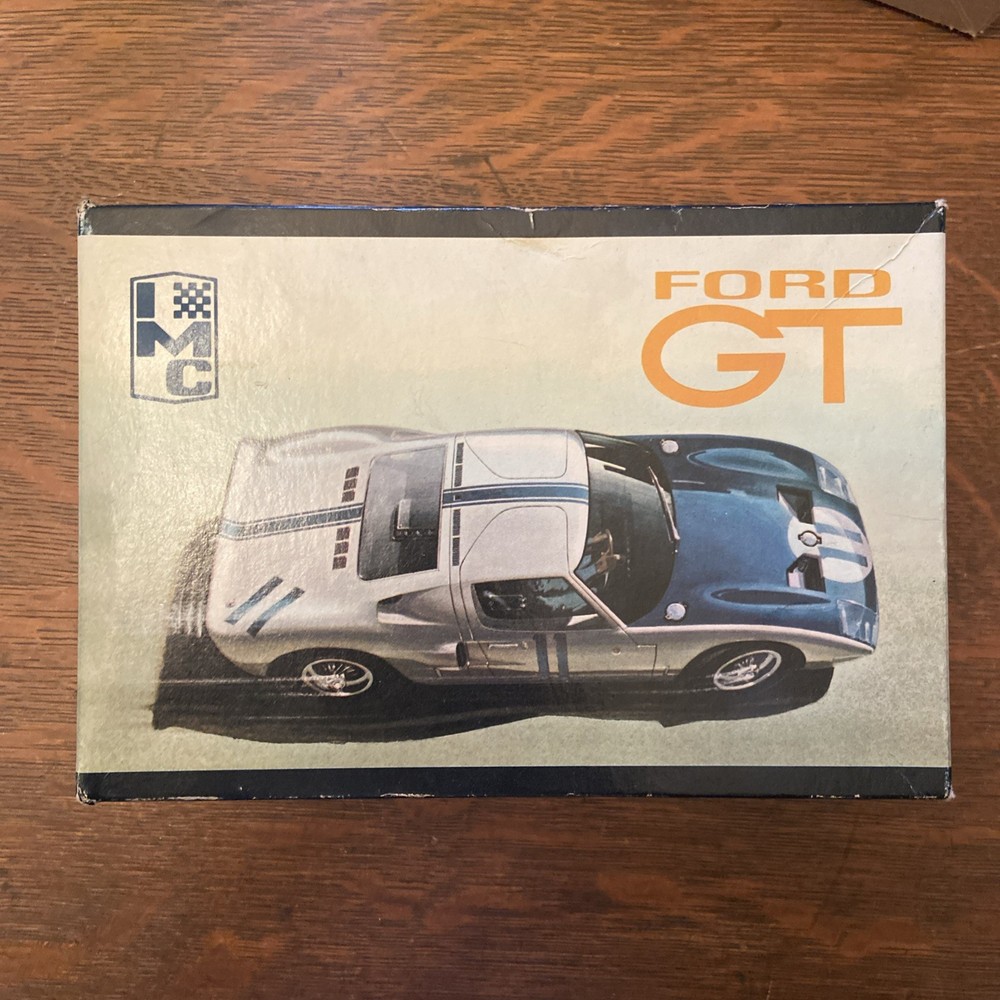 Partially Assembled IMC Ford GT Racing Model Car Kit ~ See Photos