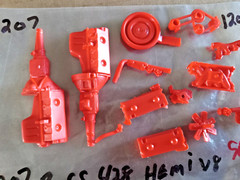 Boss 428 Hemi V-8 1/24/25 scale (Parts only) Package # 1207