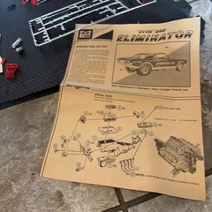 MPC 1/25 Mercury Eliminator Funny Car Kit Built