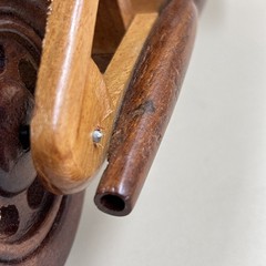 Handmade FX-Style Cruiser Motorcycle Wood Model, Bike Decor