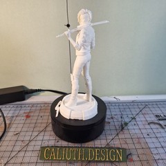 Female V Figurine 1/10 Cyberpunk 2077 DIY Kit 13 pcs FDM 3D Printed