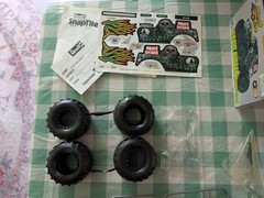 Vintage 2001 Revell Grave Digger 1/25 OPENED AND UNBUILT.