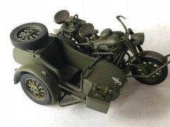 1/35 German motorcycle BMW R75 with Sidecar WWII Italeri 0315 Plastic Model kit