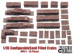 1/35 Stackable Configurable Sand Filled Crates Etc – Value Gear Details DP011