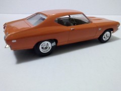 Vintage Chevy Chevelle Drag car built model car