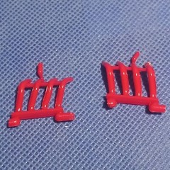 🌟 Weed Burner Headers Little Red Wagon 1:25 Scale 1000s Model Car Parts 4 Sale