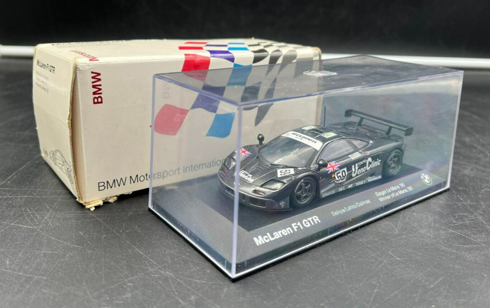 Minichamps BMW McLaren F1 GTR Le Mans ’95 1:43 Scale Model Car in Box