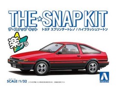 Aoshima: 1/32 The Snap Kit Toyota Sprinter Trueno (High-Flash Two Tone) 1/32 Sca