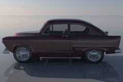 ABS Like Resin 3D Printed 1951 Henry J Model in 1/25
