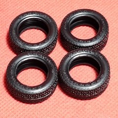 BF Goodrich Radial Tires 1969 Chevy Camaro SS 1:25 Scale Model Car Part MPC