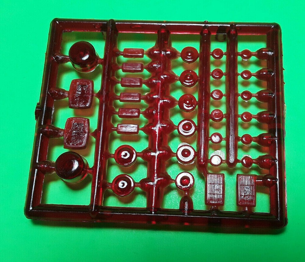 AMT Ford C900 COE 1/25 Red Amber Beacon Marker Trailer Lights Rig Semi Truck Lot