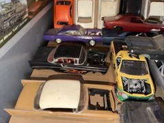 Lot Of 37 Vintage Junkyard Model Parts & Bodies Chargers ‘57 Chevy Impala Monte