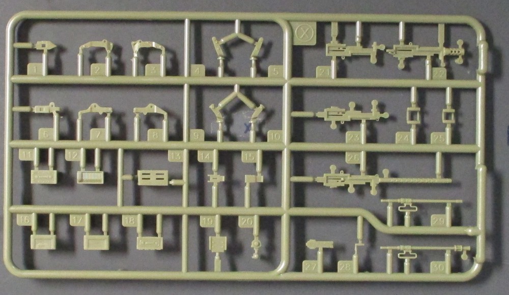 AFV Club 1/35th Scale British M24 Chaffee – Parts Tree X from Kit No. AF35210