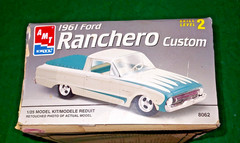 AMT 1961 Ford Ranchero Model Kit unassembled approximately 85% complete