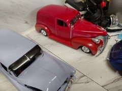 Model Junkyard/parts Plastic Muscle Car Lot Of 18 Hot Rods And Panel Wagons,