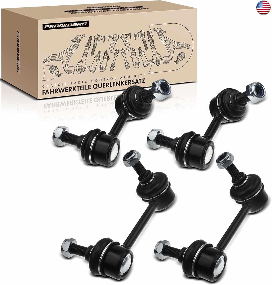 A-Premium Set of 4, Front & Rear Sway Bar Links Kit Stabilizer Bar Links