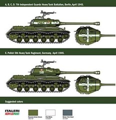 Italeri Josef Stalin IS-2 MOD. 1944 WWll Russian Military Vehicle