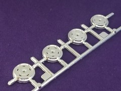 1969 Dodge Charger MOPAR RALLY WHEELS from Revell 1:25 Model Kit 69 MAGNUM 500