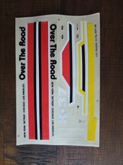 Snap Fit Over The Road Ford CL-9000 Sleeper Lindberg HO Scale Model Kit # 1047
