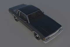 ABS-LIKE RESIN 3D PRINTED 1/32 1977 CHEVY IMPALA 2DR COUPE KIT