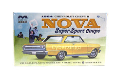 Moebius 1:25 Scale 1964 Chevy II Nova Super Sport Model Car Kit Brand New