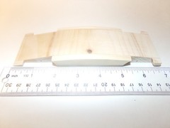 Pinewood Derby Kit Cars with Polished Wheels and Axles with a unpainted body
