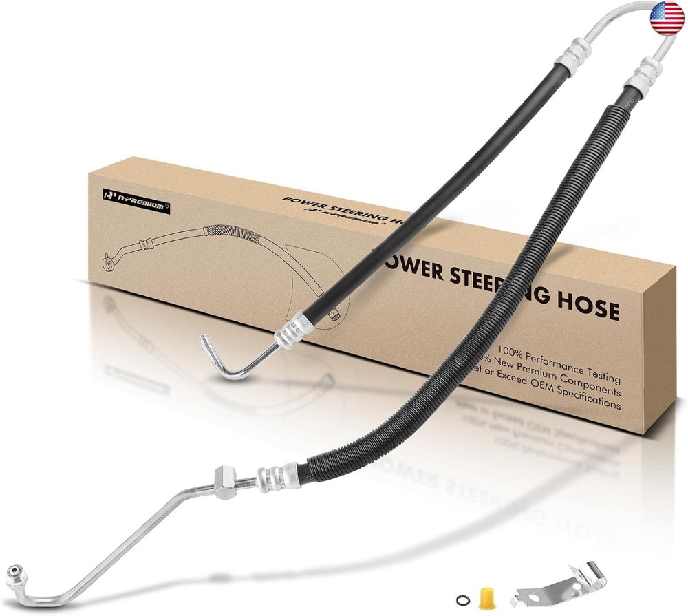 A-Premium Power Steering Pressure Line Hose Assembly Compatible with Ford