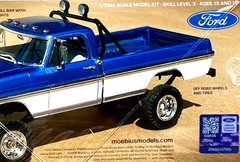 MOEBIUS MODELS 1/25 1971 FORD F-250 CUSTOM 4X4 PICKUP TRUCK MODEL KIT # 2567 F/S
