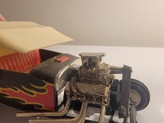 *Vintage* Monogram Black Widow Pickup Truck Built Model