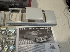 Lot of 2 AMT 62 Buick Electra 225 & Monogram 86 Chevy Monte Carlo SS Model Kits