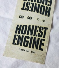 Vintage 1972 Monogram 6656 Honest Engine Model Kit STICKER DECAL SHEET ONLY