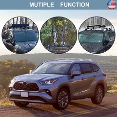 Snailfly Silver Cross Bars Roof Racks Fit for 2020-2026 Toyota Highlander XLE