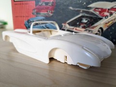 SUPER RARE! *ORIGINAL VINTAGE SMP AMT 1960 CHEVY CORVETTE HARDTOP KIT *COMPLETE!