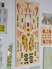 ✨VINTAGE✨ LOT 1:24/25 Scale Auto Racing Hot Rod Model Kit Decal Sheets 1960s-80s