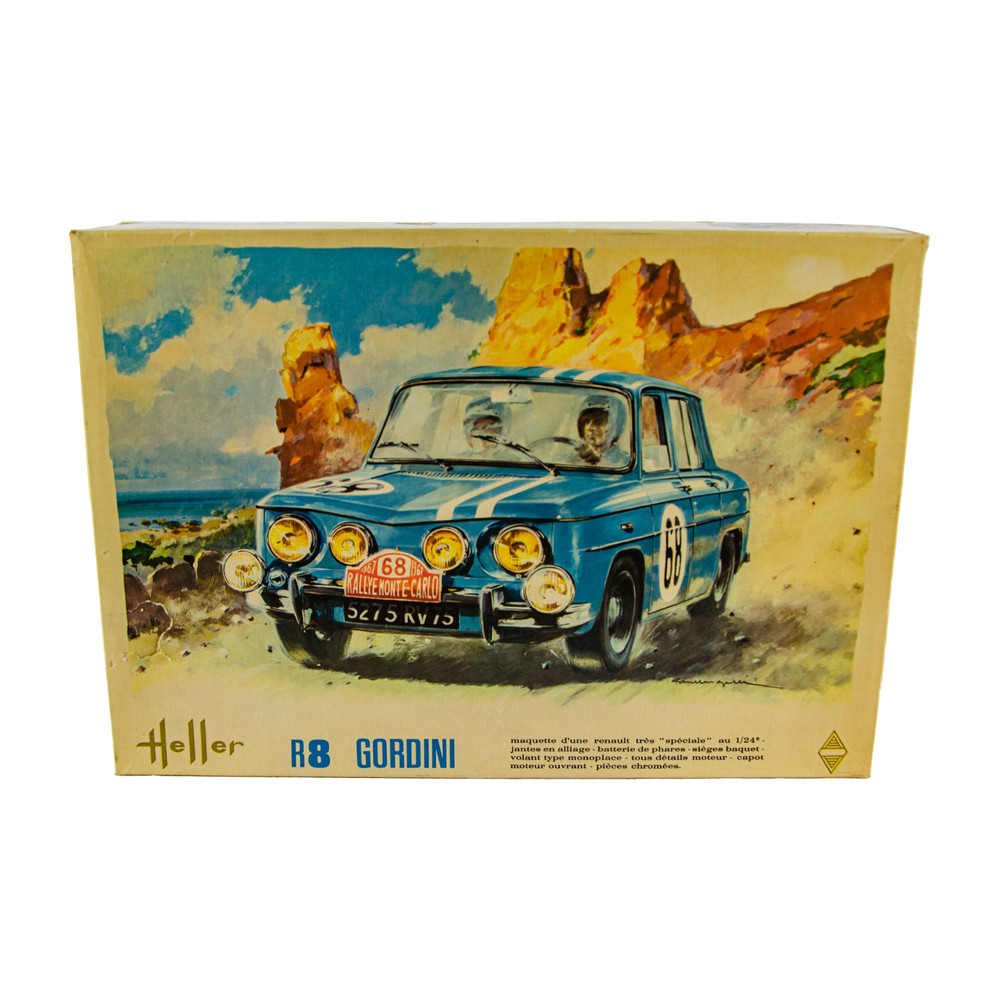 Heller L760 Renault R8 Gordini Type 1300 Rallye France 1:24 Scale Model Car Kit
